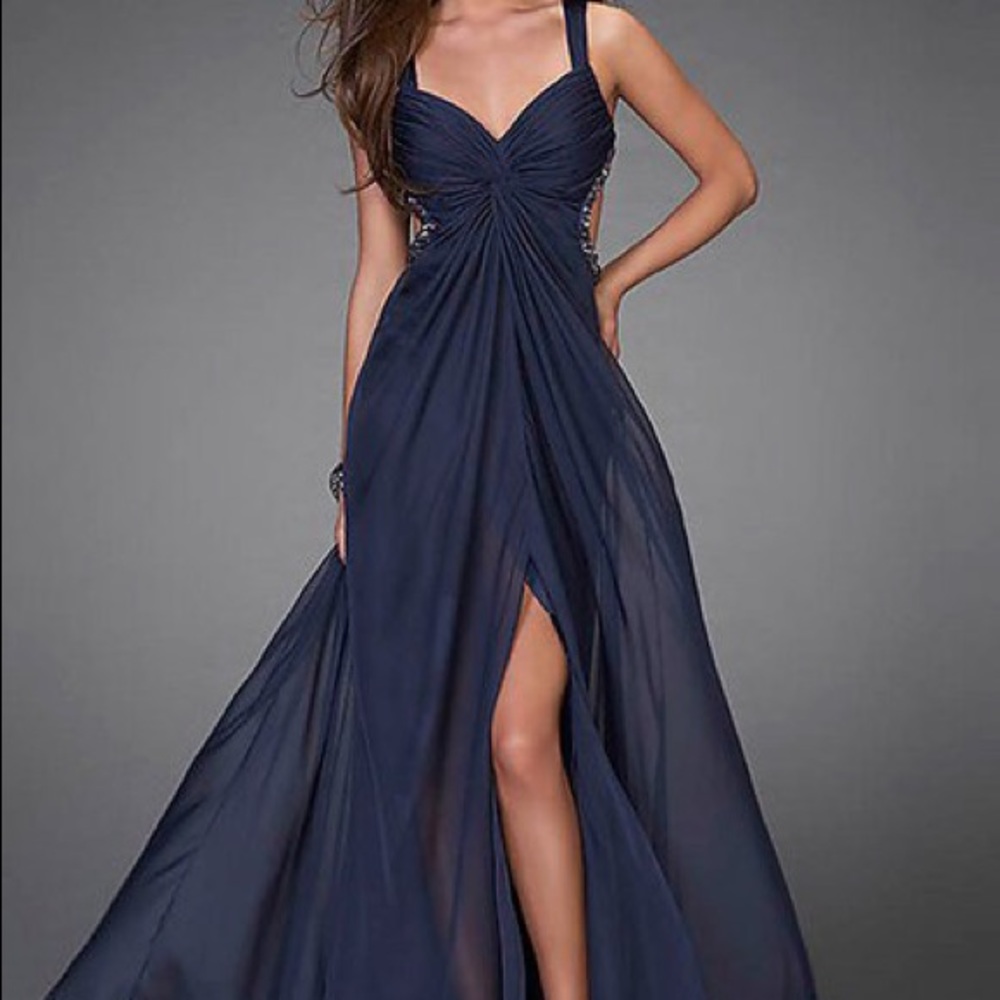 ‼️WORN ONCE‼️ La Femme Prom Dress Style #15148